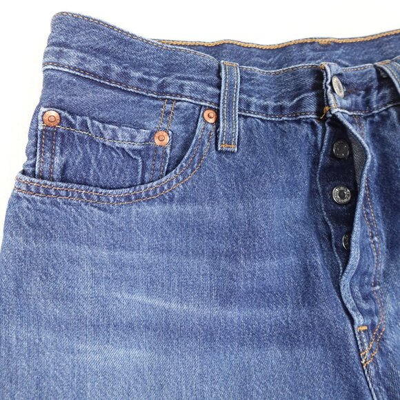 Levi's 501 Premium Jeans Women's 29x30 Original Fit 100% Cotton Denim - Picture 7 of 13